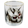 Dödskalle Whiskyglas Guld, 30cl