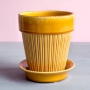 Simona Pot Yellow, Ø 14cm