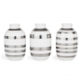 Omaggio Vas Mini 3-pack, Silver