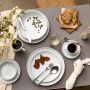 Atelier kaffekopp med fat, 4-pack