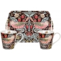 Strawberry Thief 2 Mugs & Tray