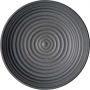 Studio Grå Räfflad djuptallrik, Ø 16cm