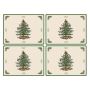 Christmas Tree Placemat 40x30cm, 4-pack