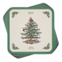 Christmas Tree Glasunderlägg, 6-pack