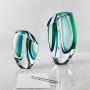 Mirage Vase Green/Blue, H 31cm
