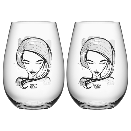 All About You Water Glass Need You 57cl, 2-pack