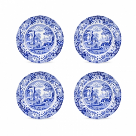 Blue Italian Plate 15cm, 4-pack