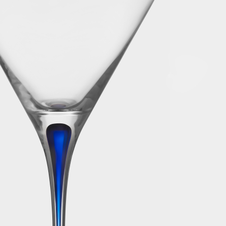 Intermezzo Blue Martini Glass, 25cl