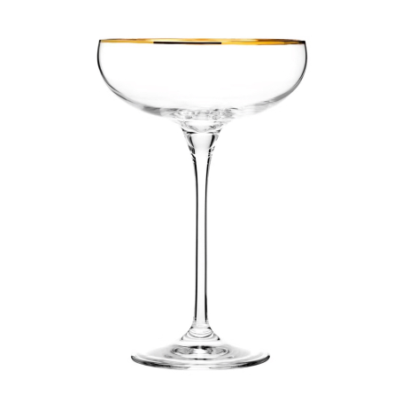 Harmony Champagne glass Coupé 24cl, 6-pack - GOLD