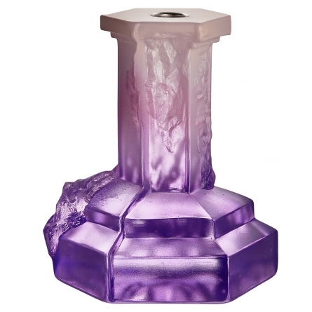 Rocky Baroque Candleholder Lilac Haze, H 17,5cm