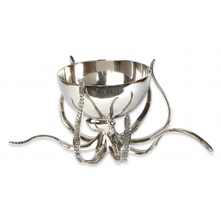 Octopus Champagne Bowl & Stand