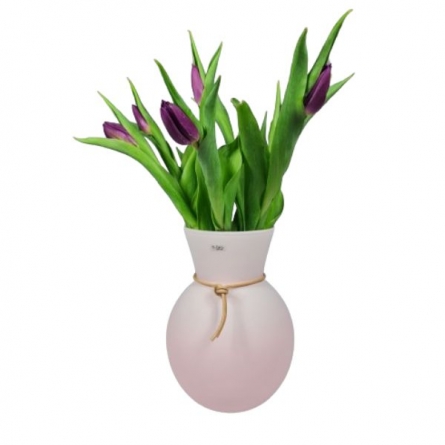 Himbeercreme Vase 23cm