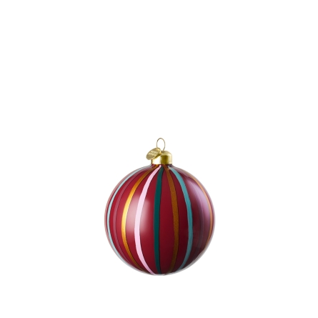 Souvenir Christmas ball Ø8 cm multi red