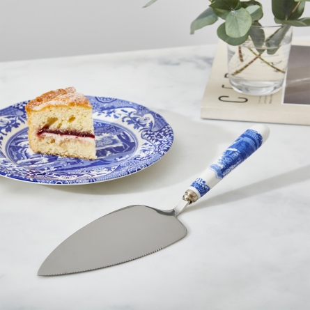 Blue Italian cake slice 25cm