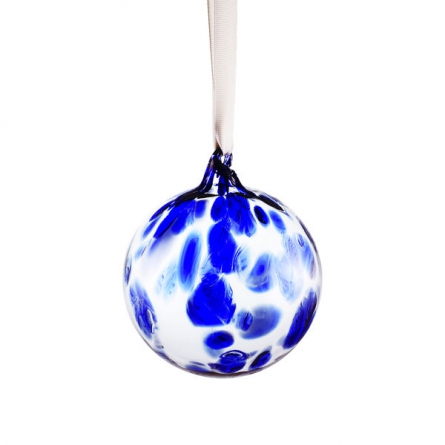 Art Ornament blå Clear