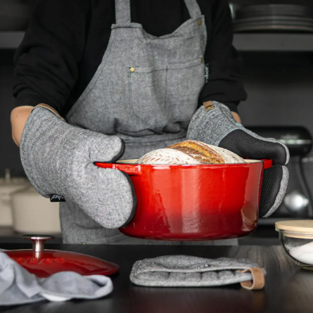 Home Grill Mitt Right Grey