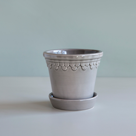Copenhagen Pot Pearl Grey, Ø 14cm