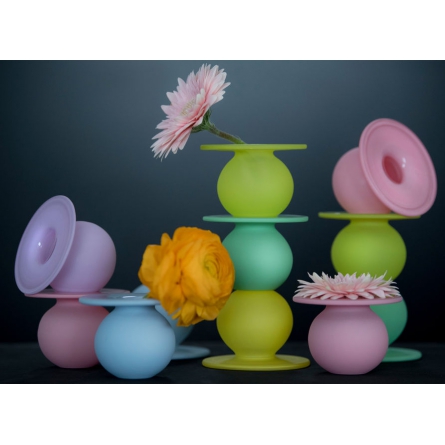 Boblen Candy Vase Gelb, H 7cm