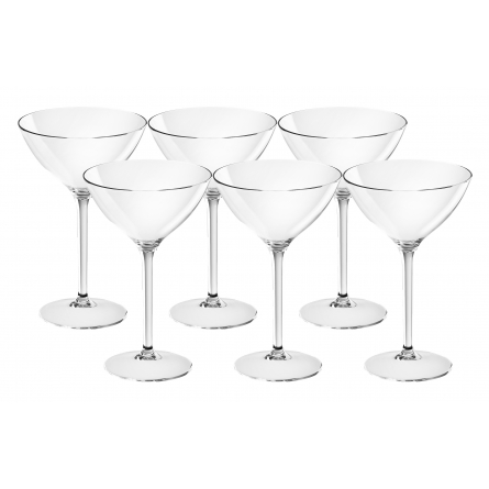 Plastglas Champagne Coupe 30cl, 6-pack
