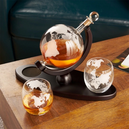 Globe Karaff & Whiskey Tumbler