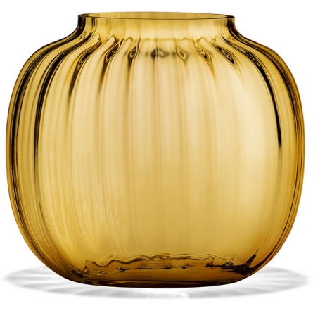 Primula Oval Vas amber H 12,5 cm