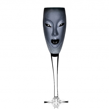 Electra Champagneglas Sort, 25cl