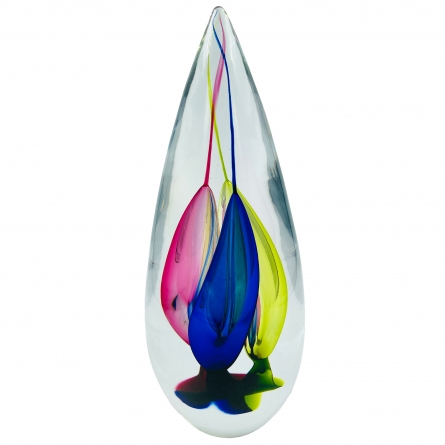 Tricolor Fire, Mellan H 30,5cm