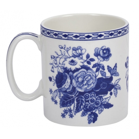 Blue Room Mugg, blau Rose 25cl