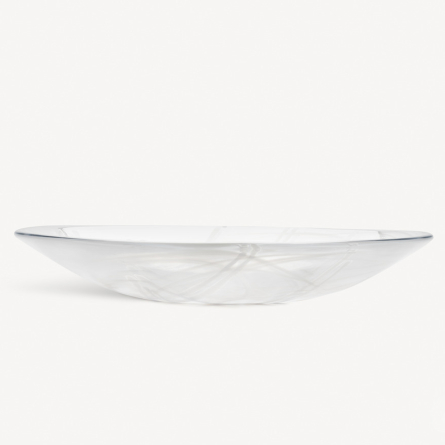 Contrast Dish White, Ø 38cm