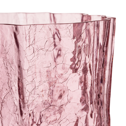 Crackle Vase Pink, 27cm