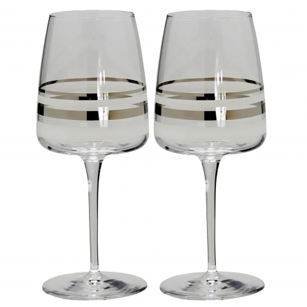 Versailles Wine Glass Silver 38cl, 2-pack