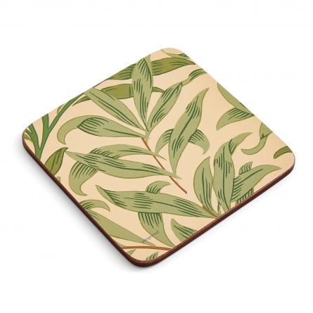 Willow Bough Coasters Green, 6-pack