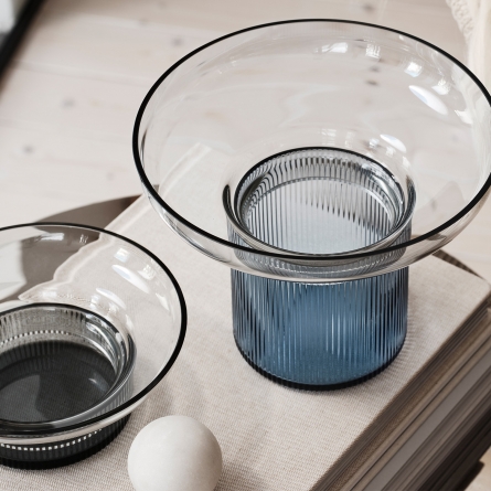 Ensemble Vase Blue/Grey, 15cm