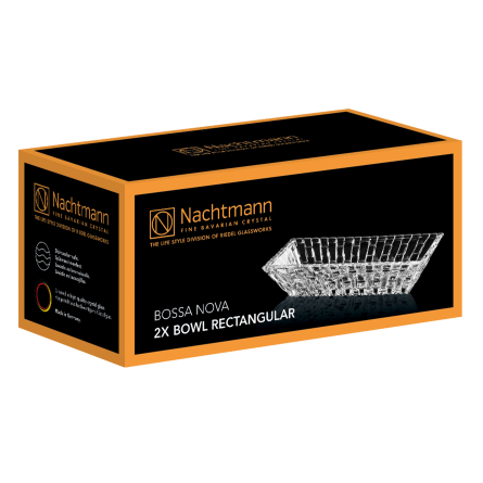 Bossa Nova Rectangular Bowl, 2-pack
