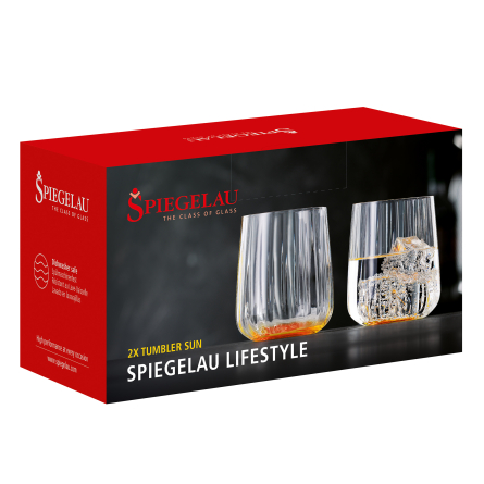 LifeStyle Tumblerglas Sun 34cl, 2-pack