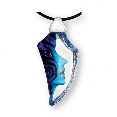 Amazona Necklace, Blue
