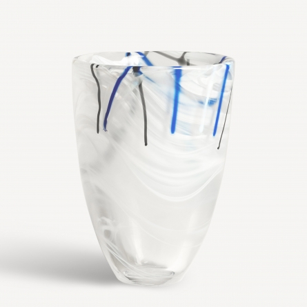 Contrast vase White, H 20cm