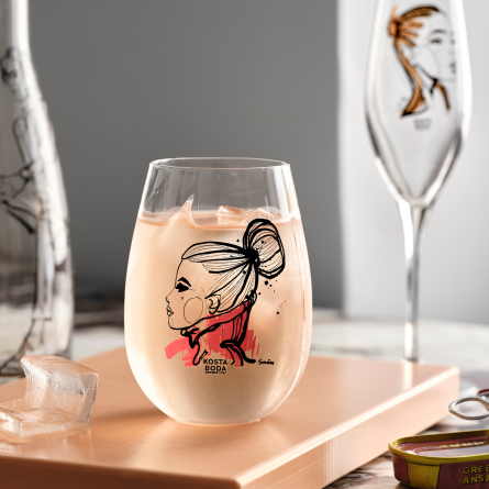 All About You Water Glass Want You 57cl, 2-pack
