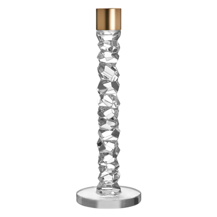 Carat Candlestick Brass, 30cm