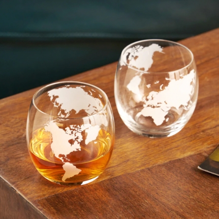 Globe Whiskey Glass 35cl, 2-pack