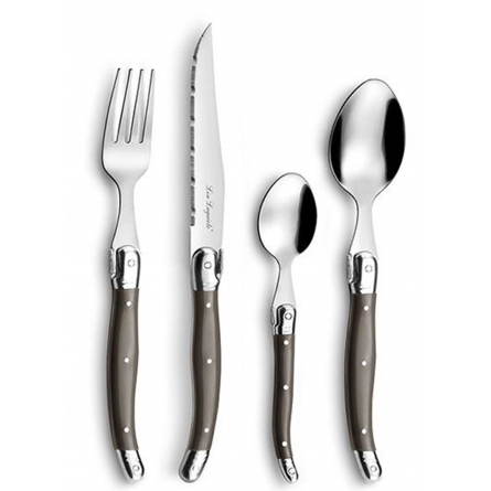 Lou Laguiole Cutlery Set 24 Pieces, Pepper