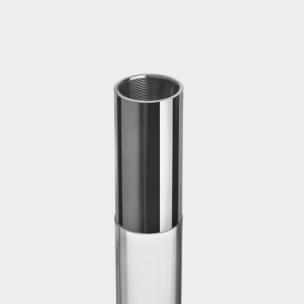 Lumiere Candlestick Silver, H 26,5cm