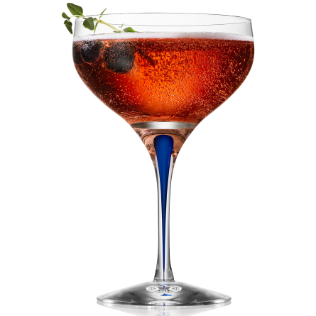 Intermezzo Blue Champagne Coupe, 30cl