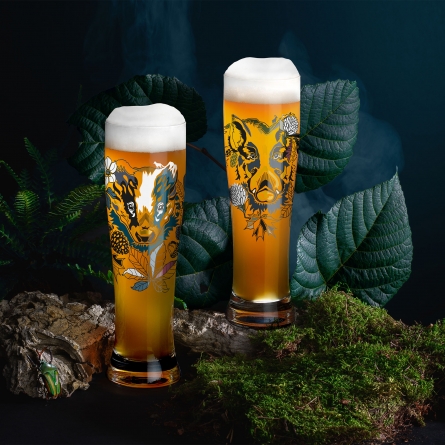 Brauchzeit Wheat Beer Glass 65cl, NO:7 & 8