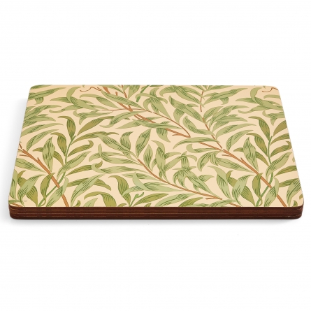 Willow Bough Green Bordstabletter Stora, 4-pack