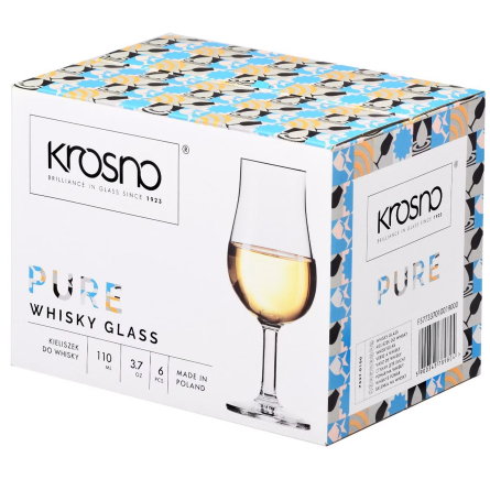 Pure Whiskyprovarglas 11cl, 6-pack