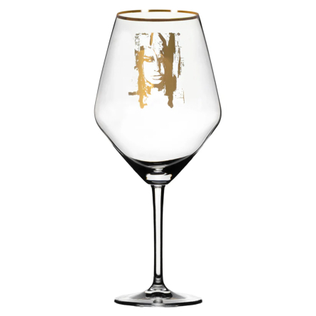 Wild Woman Gold Wine Glass, 75cl