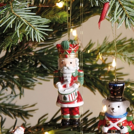 Christmas Tree Ornament Skotsrutig Nötknäppare