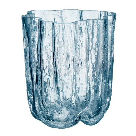 Crackle Vase Circular, H 12cm