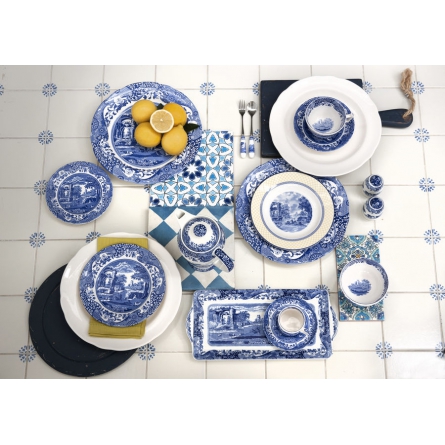 Blue Italian Bordstablett 40x29cm 4-pack